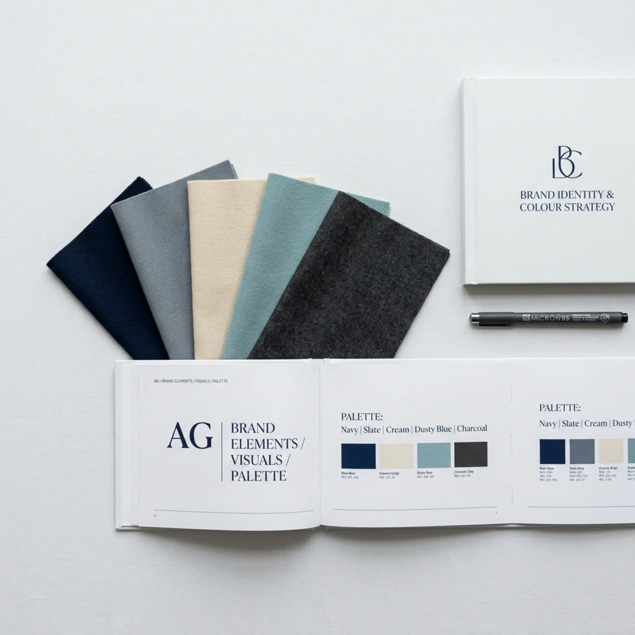 WebMap AI Design System — generated colour palette and typography pairing